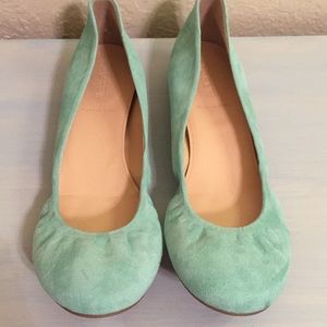 J.Crew Tiffany blue shoes size 9.5